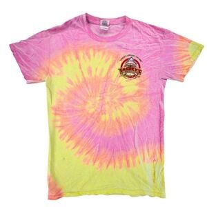 Sharkys Beach‎ Club Panama City Florida Tie Dye T Shirt Size S